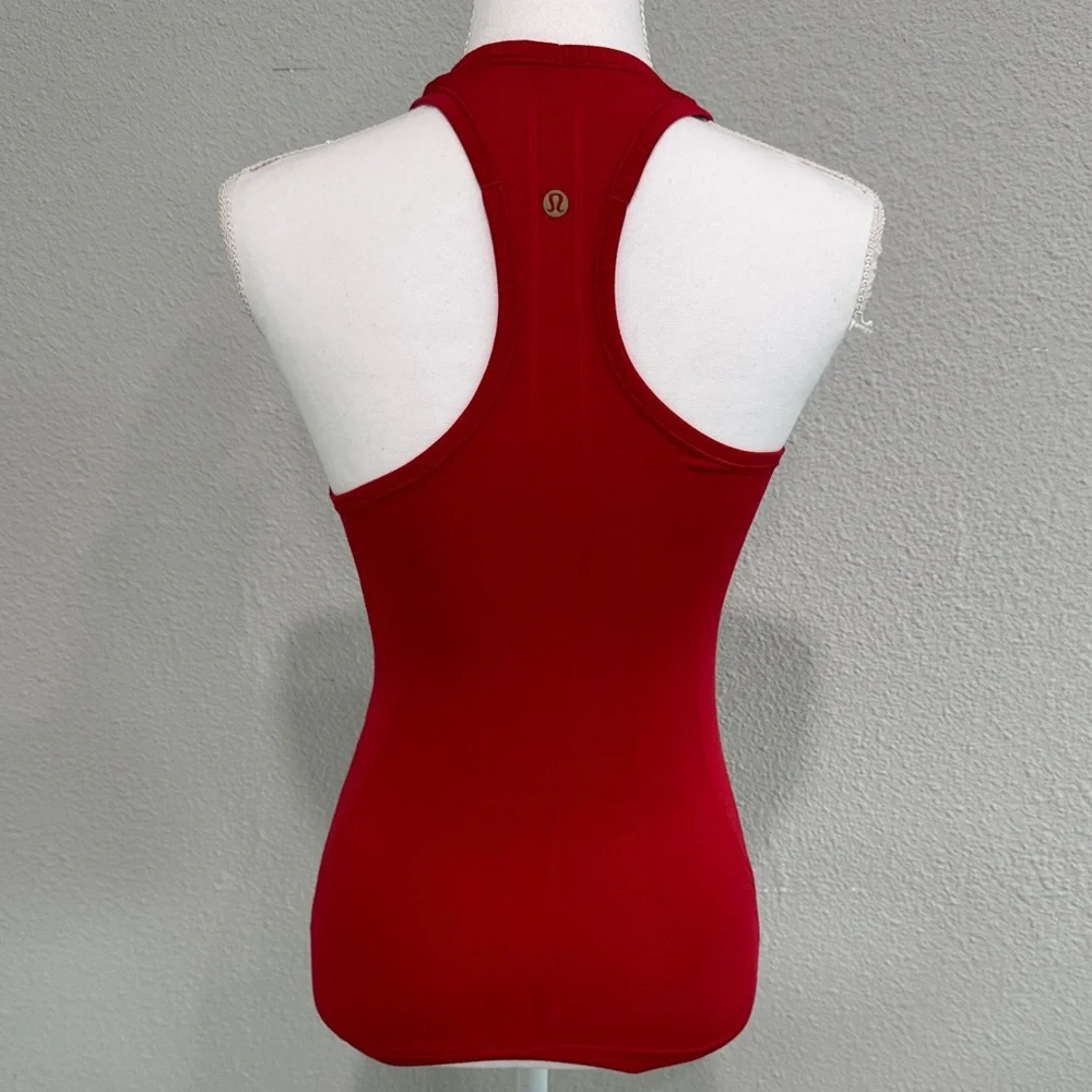 lululemon athletica Red Racerback Tank Top - Picture 3 of 4